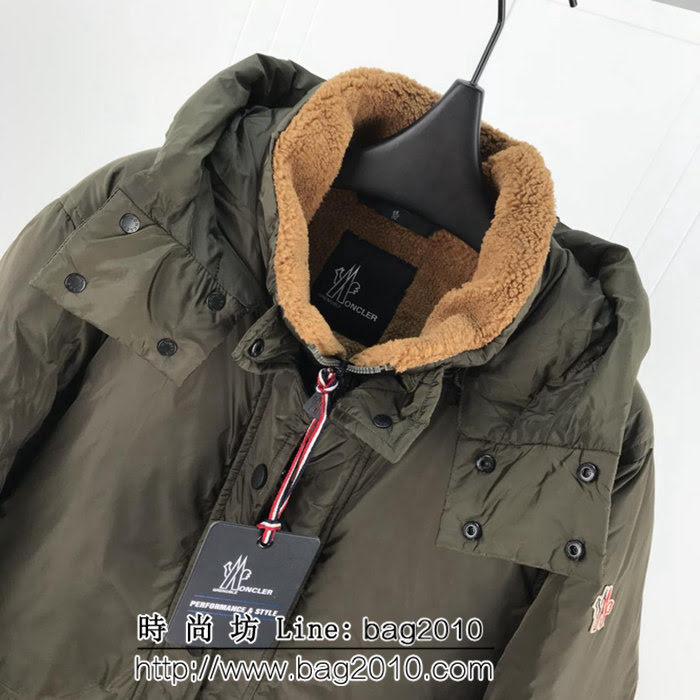 MONCLER蒙口 2018最頂級 中長款 男款羊羔毛領 超保暖防水 冬季羽絨服外套 ydi1903